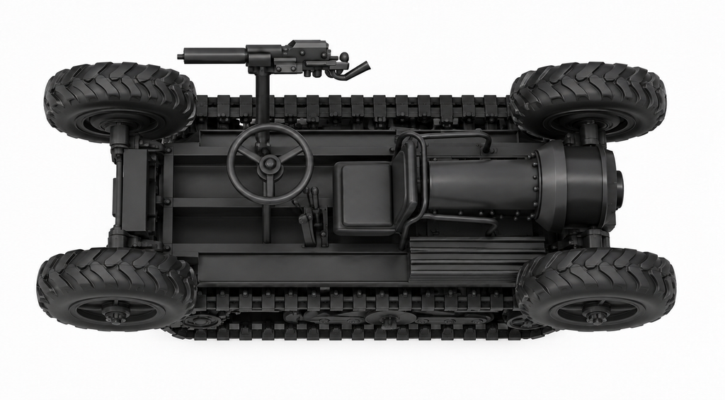 SSMODEL 1/72 1/144 Multi Scale ADMK Mulus Tankette Austria Tank MODEL TSS1149