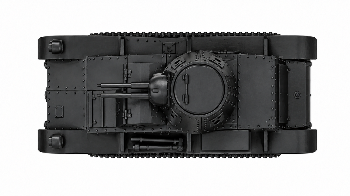 SSMODEL 1/72 1/144 Multi Scale Vickers Light T-15 UK+Belgium Tank MODEL TSS1166 — detail view 4
