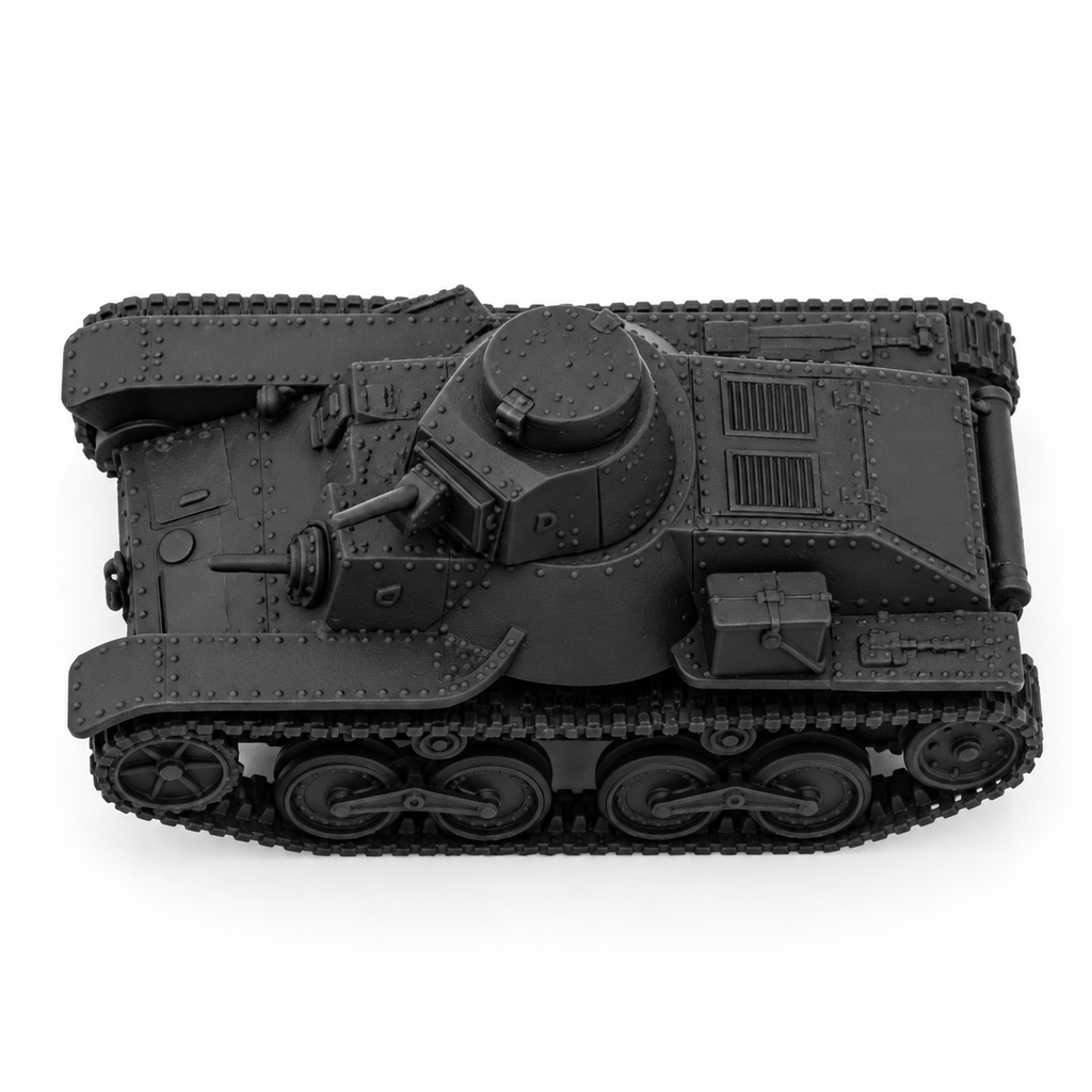 SSMODEL 1/72 1/144 Type 95 Ha-Go Light Tank 2 Crew Figures Resin Model TSS1297