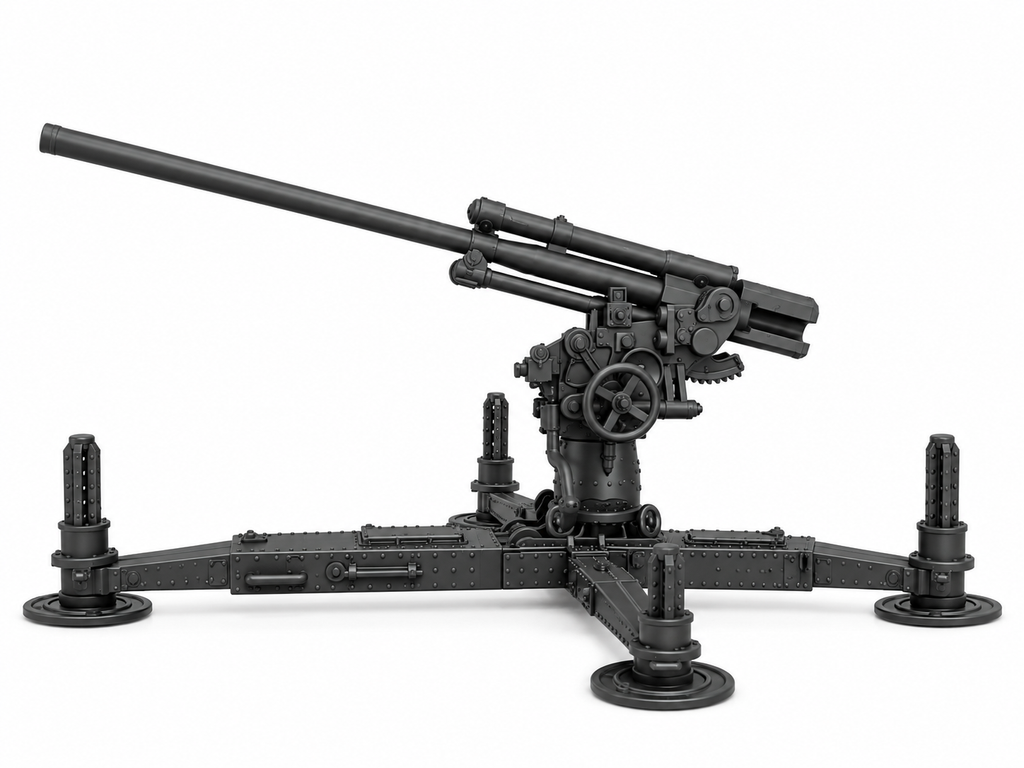 SSMODEL 1/72 1/144 Multi Scale Bofors 75mm Model 1929 Resin MODEL KIT TSS1469