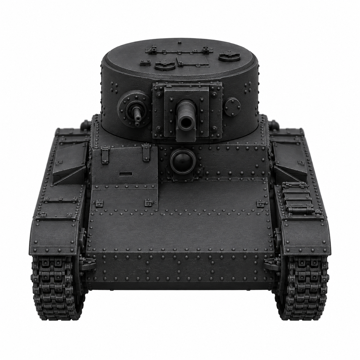 SSMODEL 1/72 1/144 Multi Scale T-26A T-26-4 tank Resin Model Kit TSS0083 — detail view 2