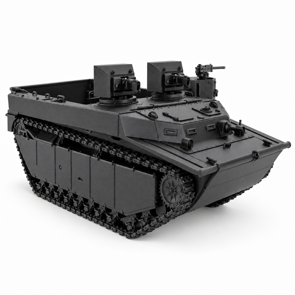 SSMODEL 1/72 1/144 WWII US LVT-4F Sea Serpent Flamethrower Resin Model TSS0871