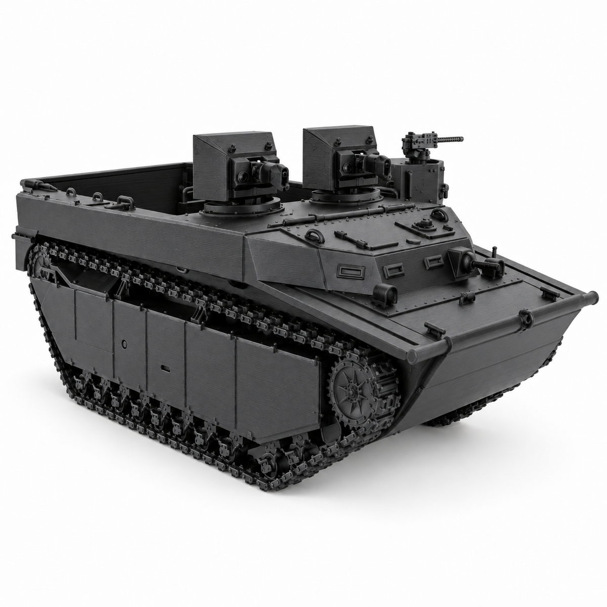 SSMODEL 1/72 1/144 WWII US LVT-4F Sea Serpent Flamethrower Resin Model TSS0871 — detail view 3