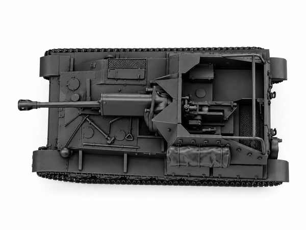 SSMODEL 1/72 1/144 Multi Scale SU-76m self-propelled gun Tank MODEL TSS1361