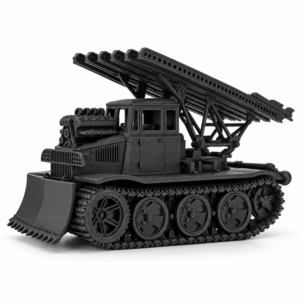 SSMODEL 1/72 1/144 WWII USSR Katyusha BM13 Cyberpunk Sci-Fi Resin ModelTSS1010