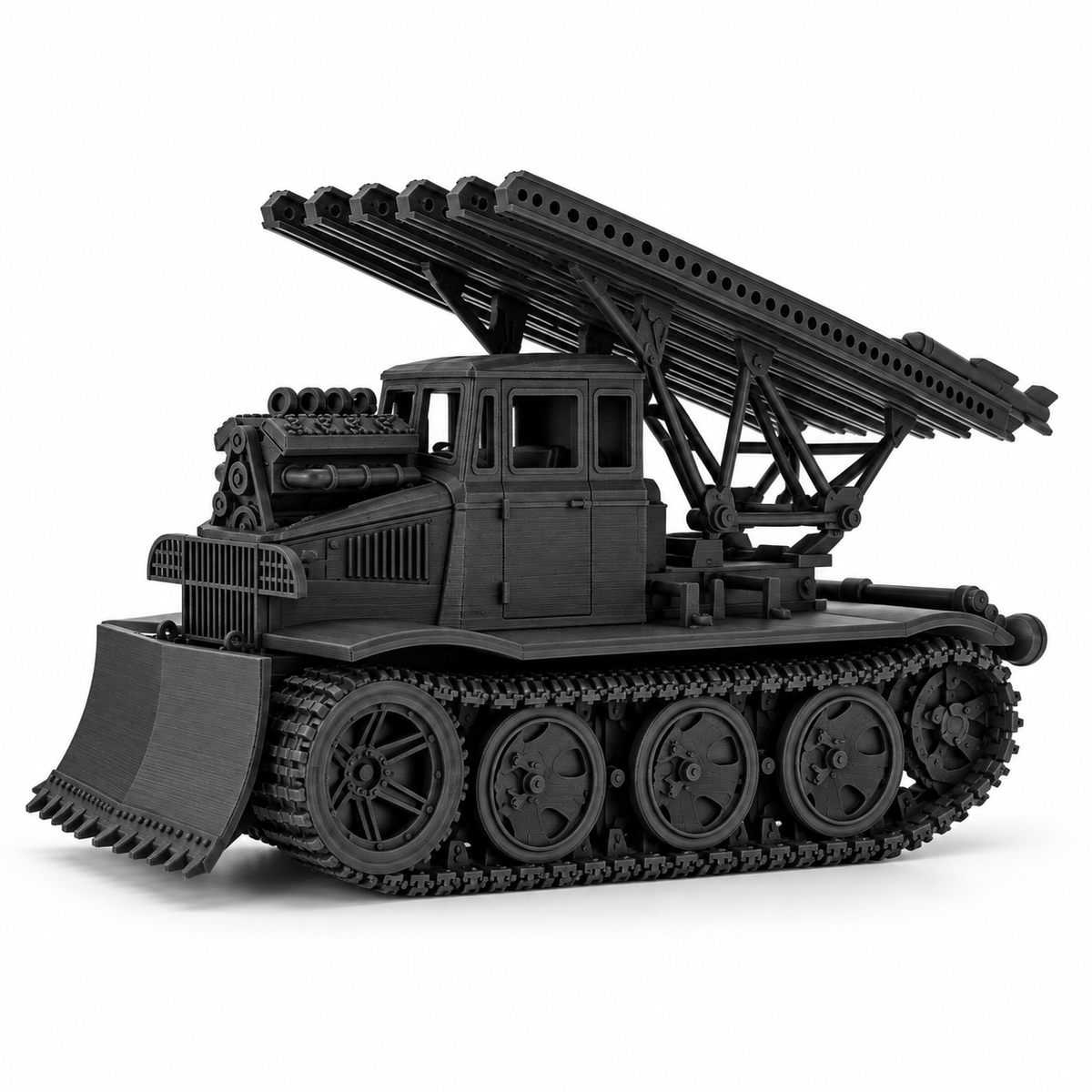 SSMODEL 1/72 1/144 WWII USSR Katyusha BM13 Cyberpunk Sci-Fi Resin ModelTSS1010 — detail view 3