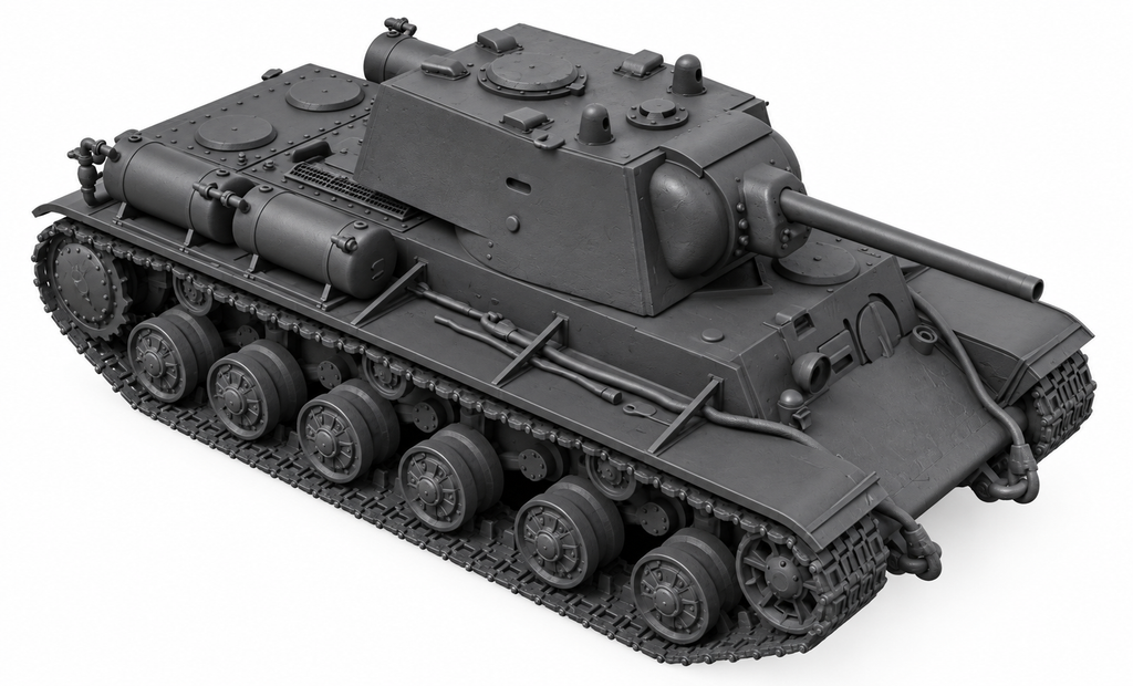 SSMODEL 1/72 1/144 Multi Scale Object 232 KV-12 Soviet tank MODEL kit TSS0109