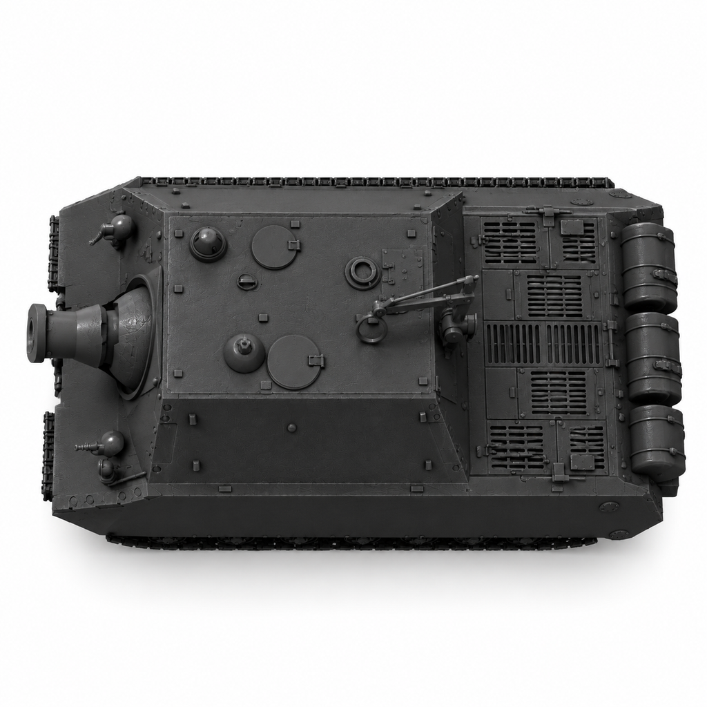 SSMODEL 1/72 1/144 Multi Scale Sturmmaus tank Resin MODEL KIT TSS0469