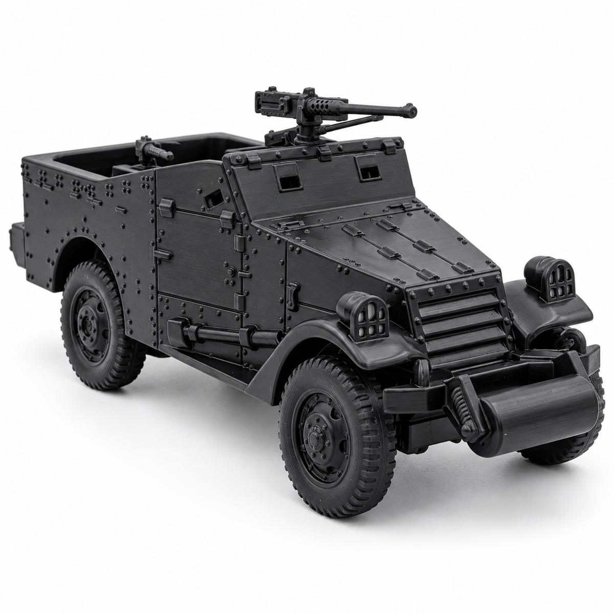 SSMODEL 1/72 1/144 Multi-Scale WWII US M3A1 Scout Car White Motor Model TSS1024 — detail view 11