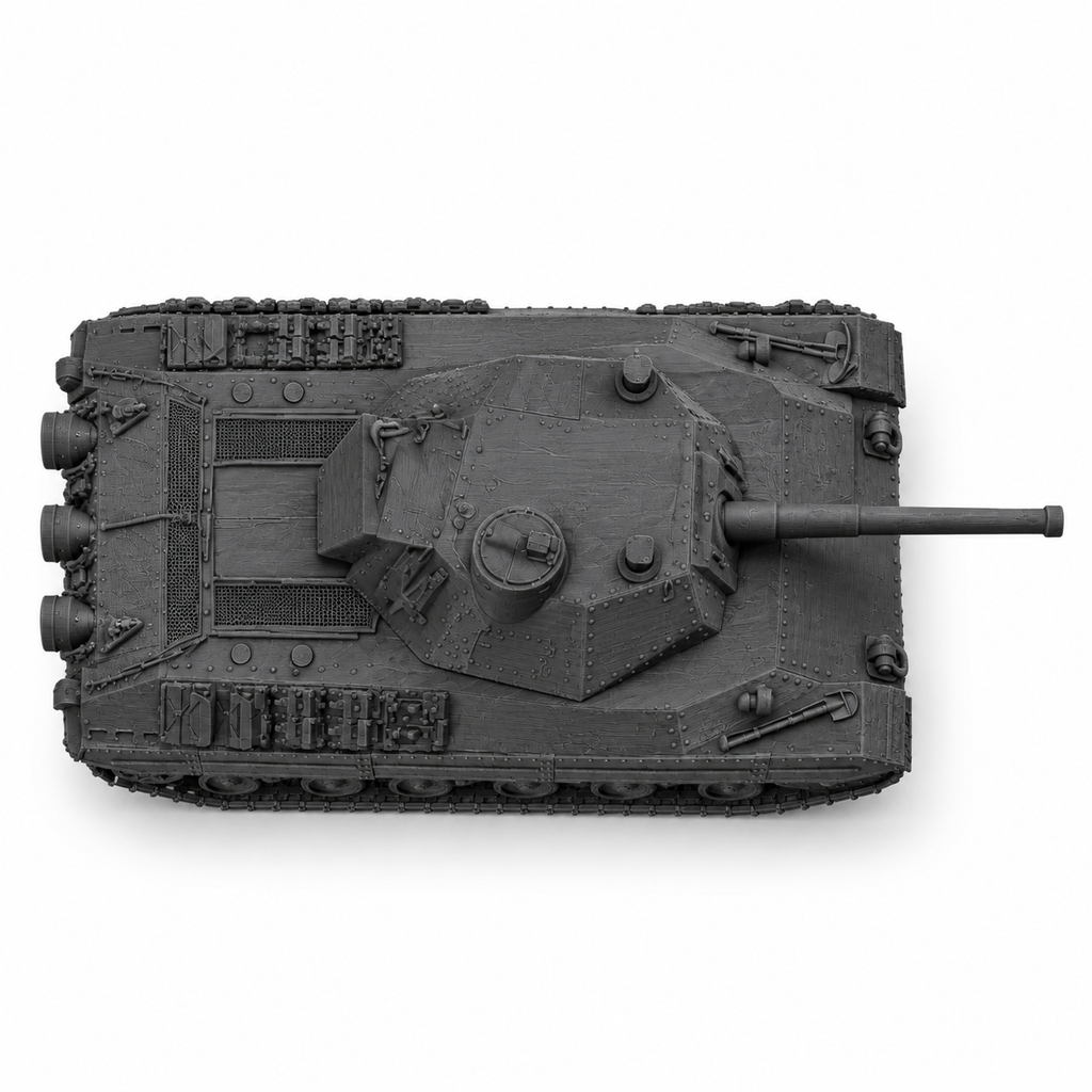 SSMODEL 1/72 1/144 CarroArmato Pesante P43ter Italian tank MODEL kit TSS0482