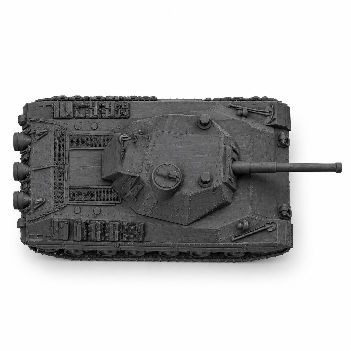 SSMODEL 1/72 1/144 CarroArmato Pesante P43ter Italian tank MODEL kit TSS0482 — detail view 5