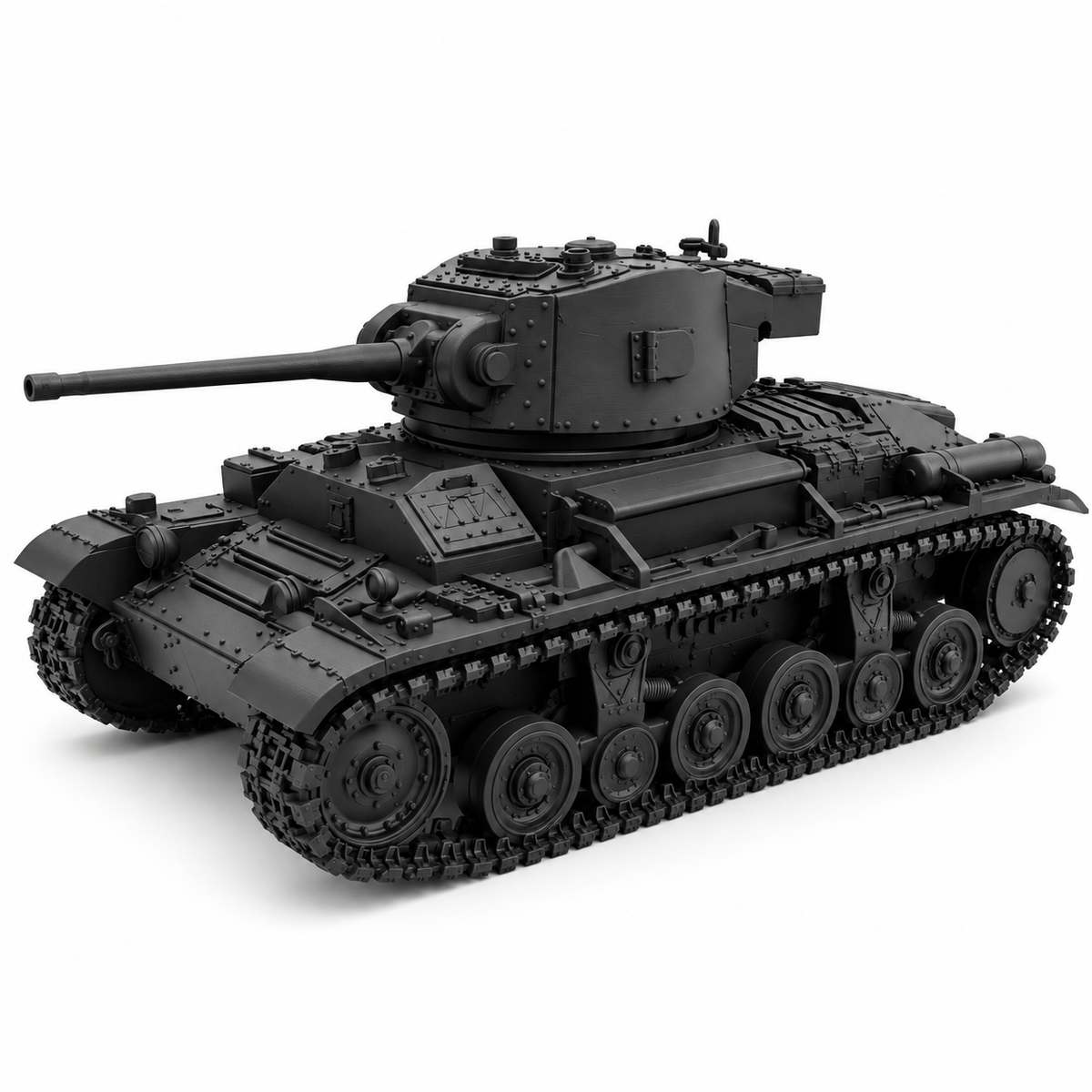 SSMODEL 1/72 1/144 Multi Scale Valentine Tank Mk-IV UK Resin MODEL KIT TSS1401 — detail view 6