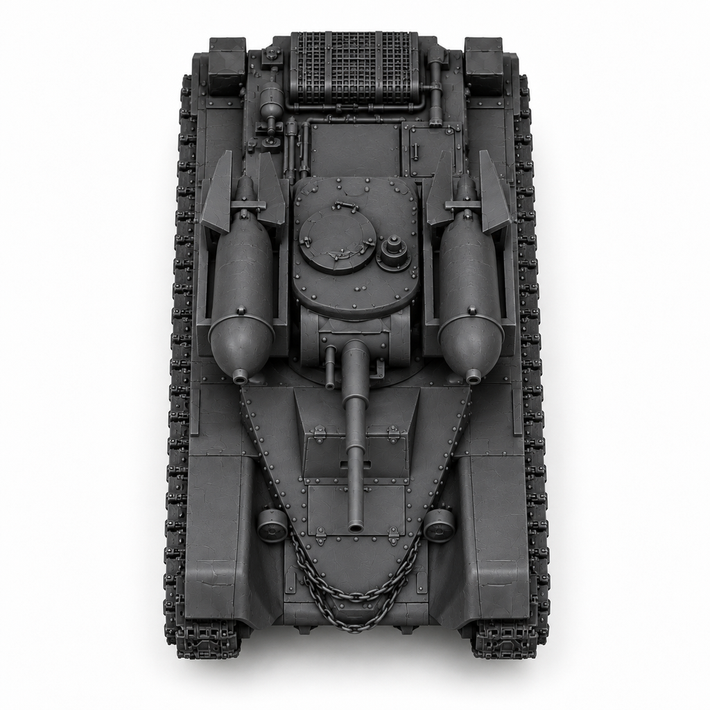 SSMODEL 1/72 1/144 Multi Scale RBT-5 Soviet light missile tank Model Kit TSS0151