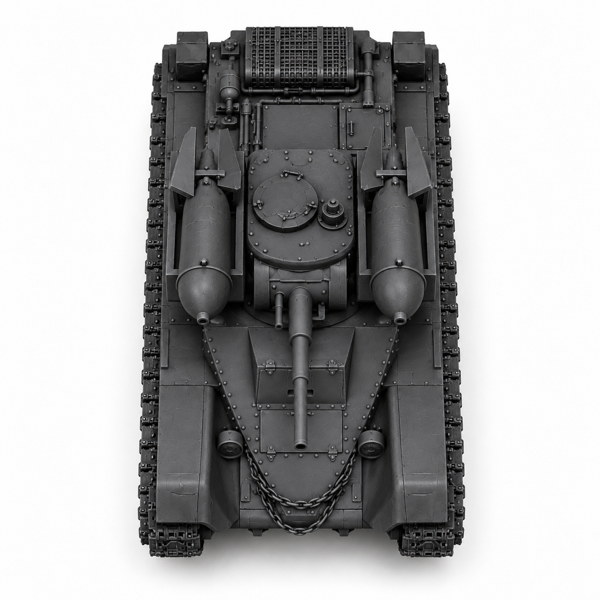 SSMODEL 1/72 1/144 Multi Scale RBT-5 Soviet light missile tank Model Kit TSS0151 — detail view 5