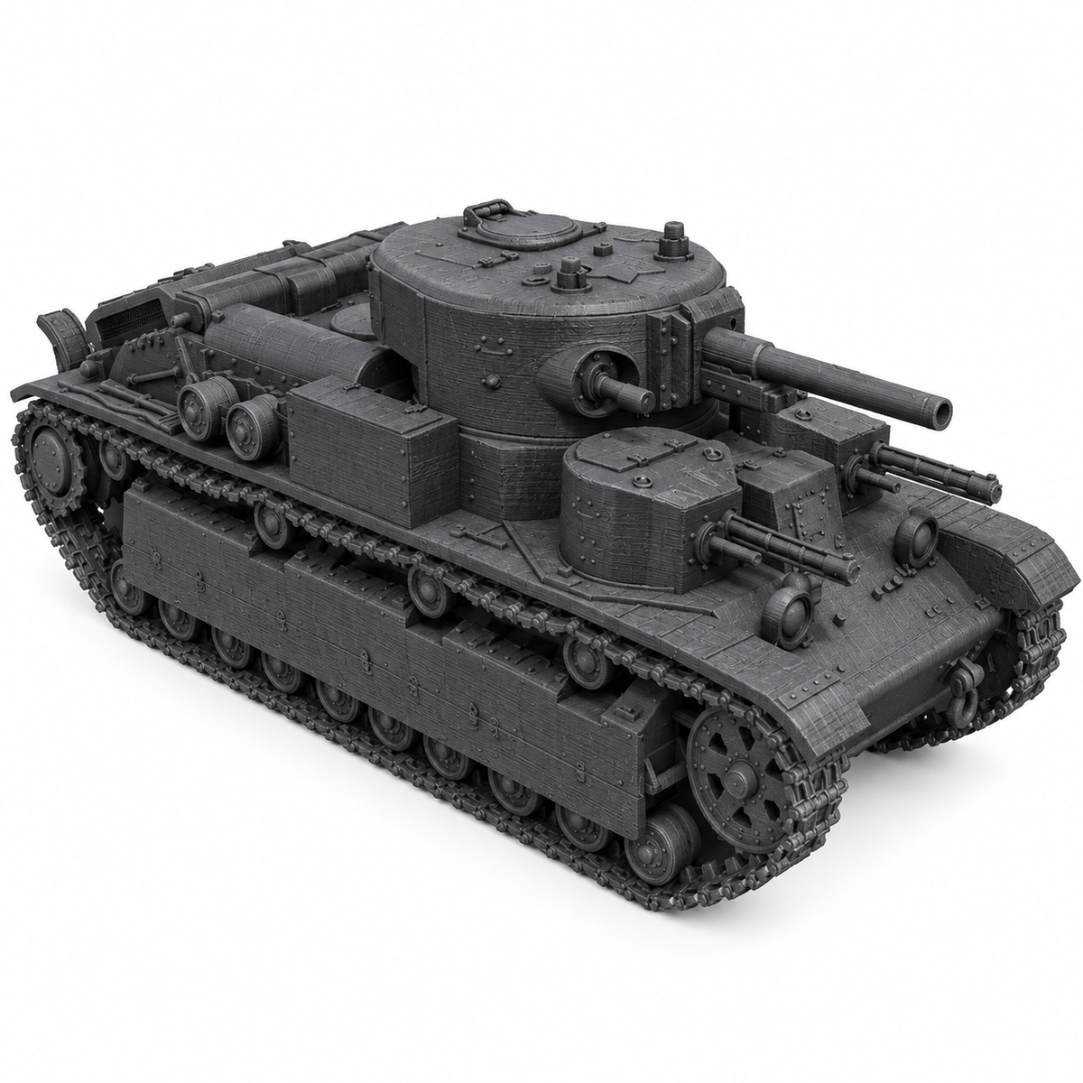 SSMODEL1/72 1/144 Multi Scale KhT28 Soviet fictional flamethrower MODEL TSS0499 — detail view 7