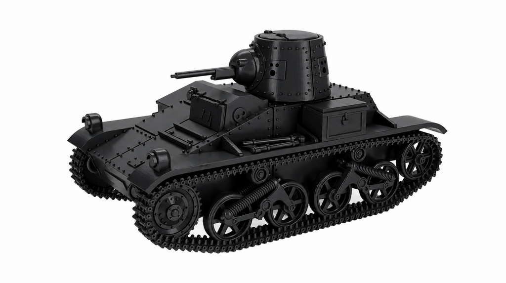 SSMODEL 1/72 1/144 Multi Scale Vickers Light T-15 UK+Belgium Tank MODEL TSS1166