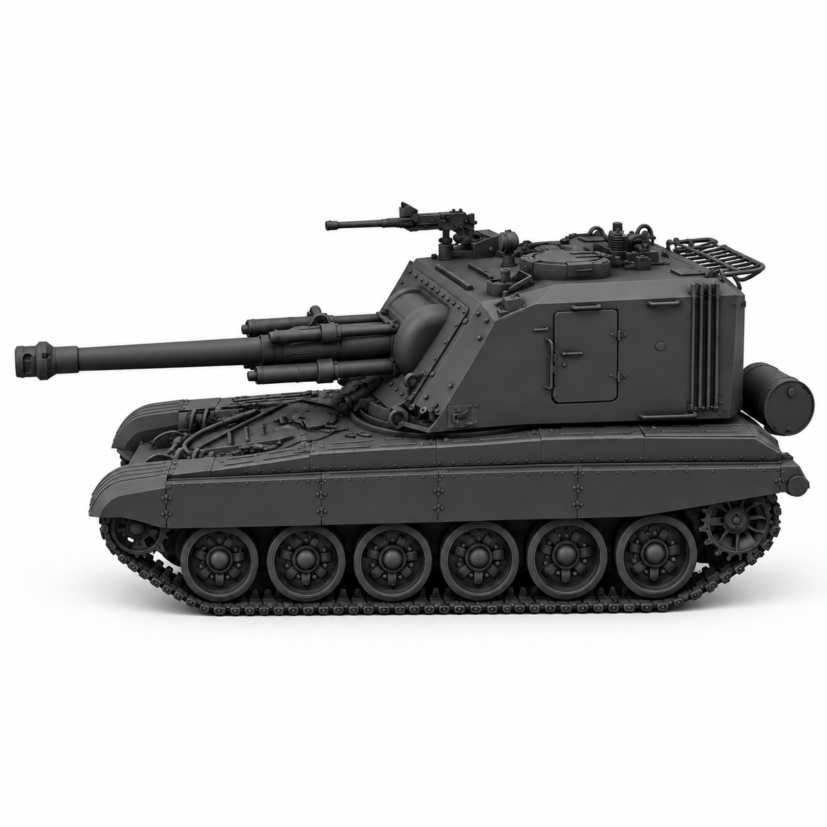 SSMODEL 1/72 1/144 Multi Scale T-72 GCT 155 French/Indian Tank MODEL kit TSS0353 — detail view 3
