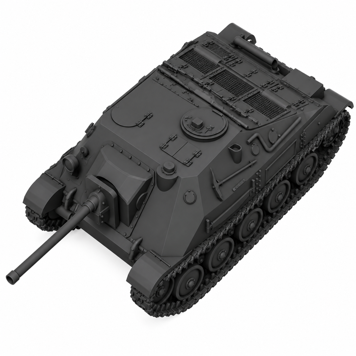 SSMODEL 1/72 1/144 Multi Scale SU-57B Tank Resin MODEL kit TSS0045 — detail view 6