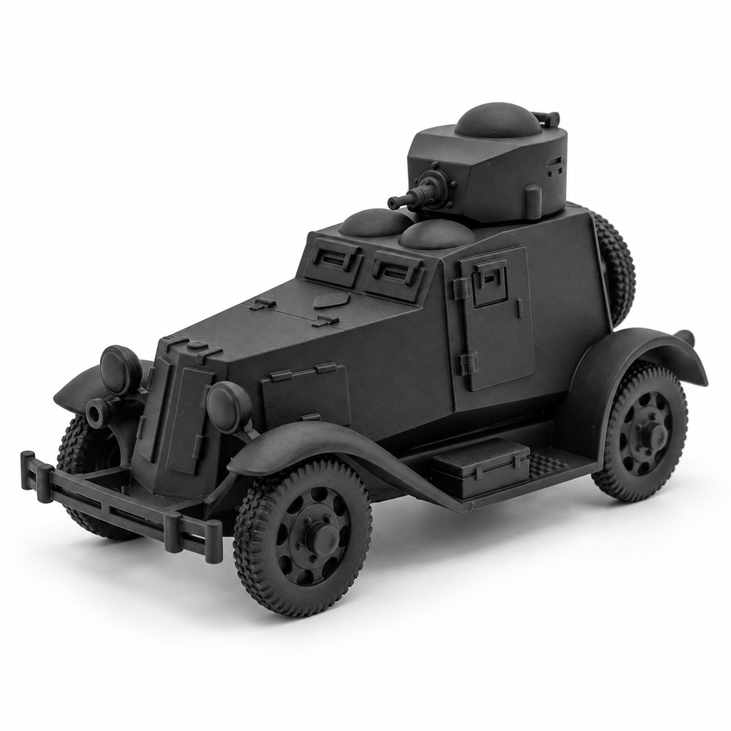 SSMODEL 1/72 1/144 Multi-Scale WWII Soviet FAI Armored Car Resin Model TSS1237