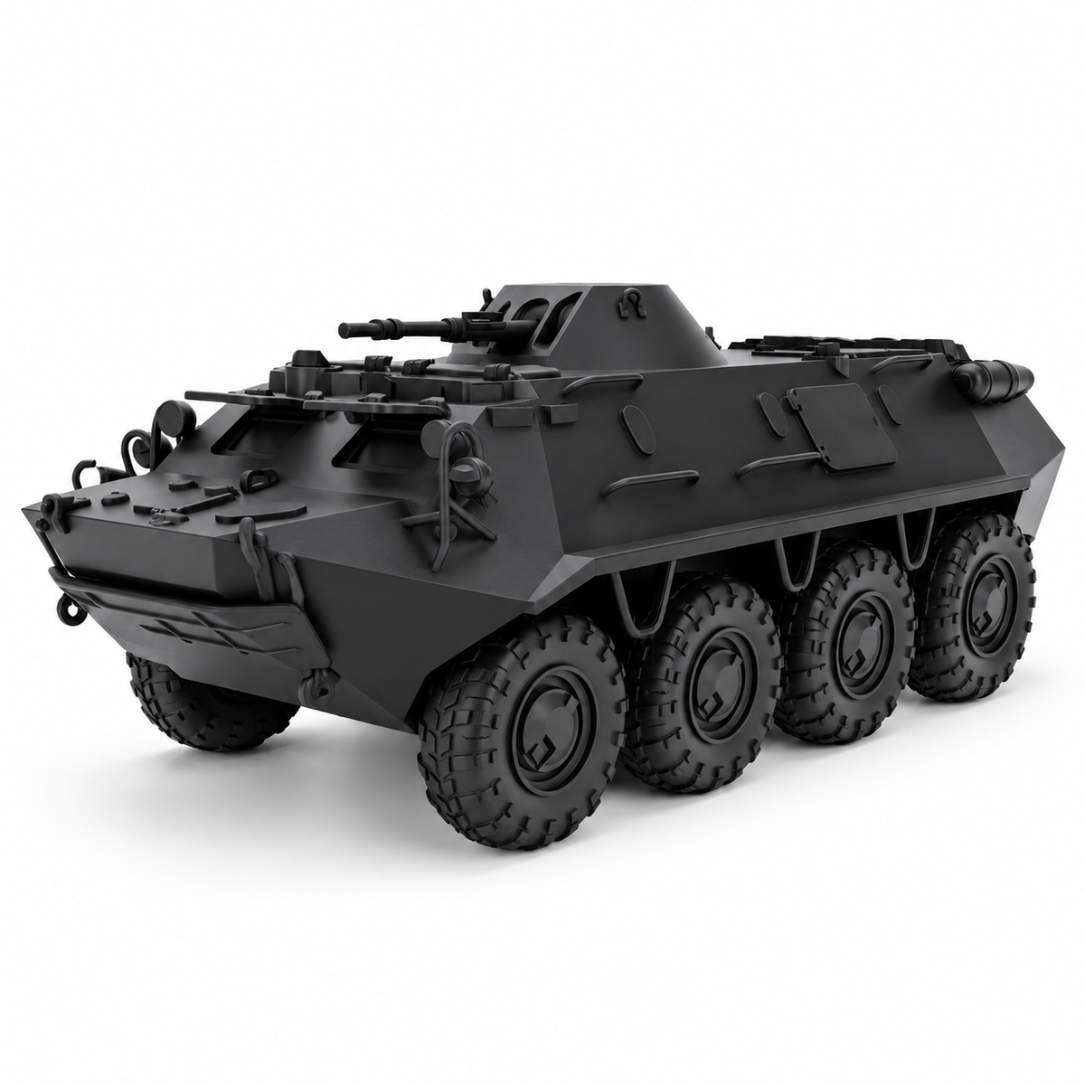 SSMODEL 1/72 1/144 BTR-60 Soviet Cold War 8x8 Carrier Resin Model Kit TSS1554 — detail view 6