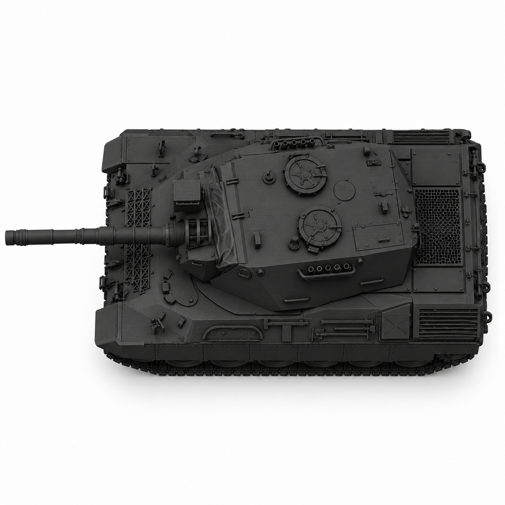 SSMODEL1/72 1/144 Multi Scale Leopard 1A3 / 1A4 German coldwar MBT Model TSS0541