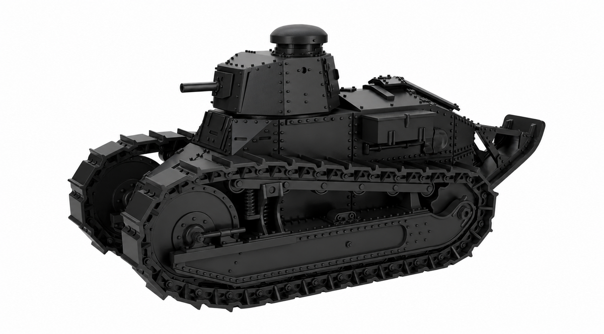 SSMODEL 1/72 1/144 Multi Scale M1917 Light Tank US Tank Resin MODEL kit TSS1157 — detail view 15