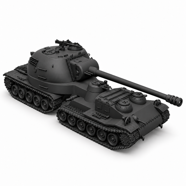 SSMODEL1/72 1/144 Multi-Scale Super Heavy Semi-trailer Tank MODEL KIT TSS1440224