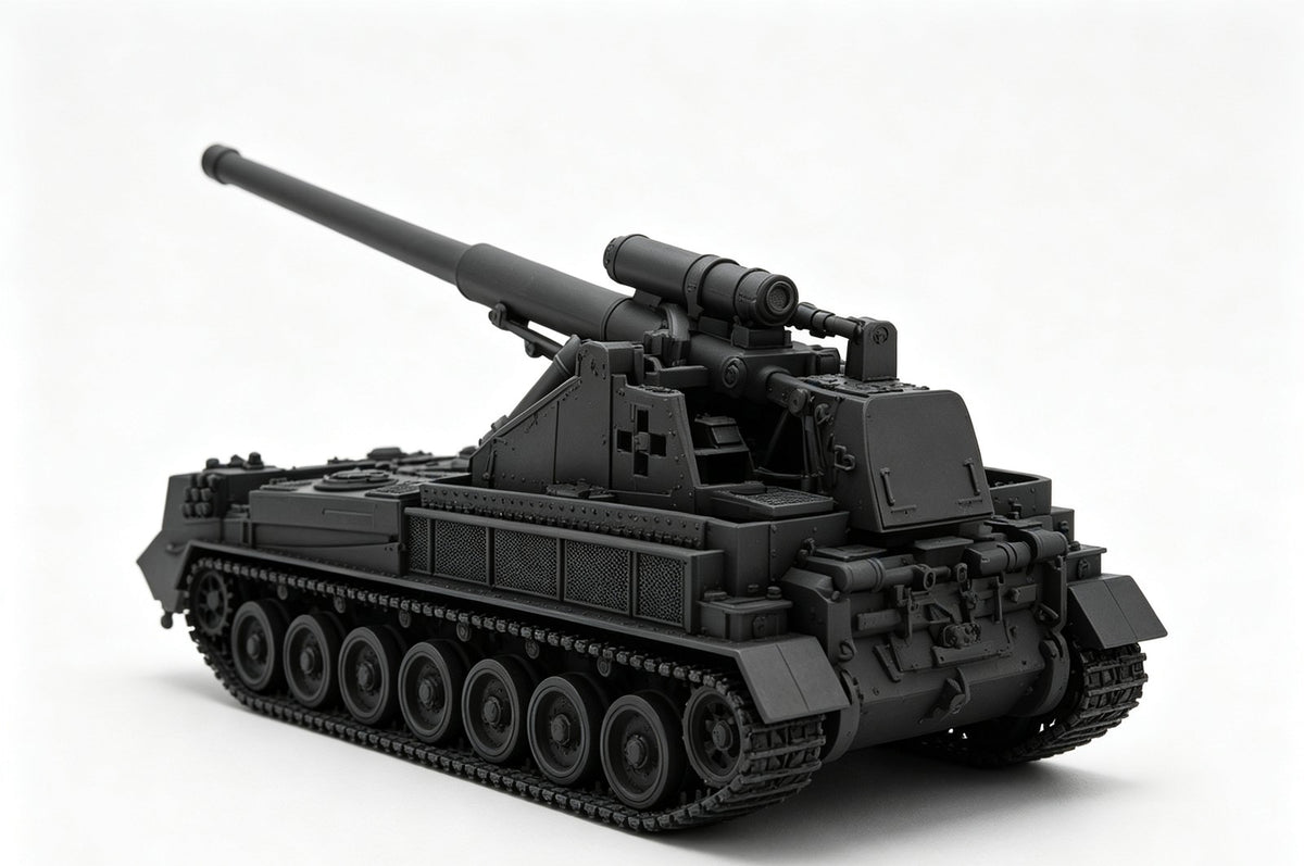 SSMODEL 1/72 1/144 VK 2.07 Pfingstrose 2S7 Pion German Resin Model Kit TSS0422 — detail view 5