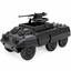 SSMODEL 1/72 1/144 Multi-Scale WWII US M20 Armored Utility Car Model Kit TSS1077