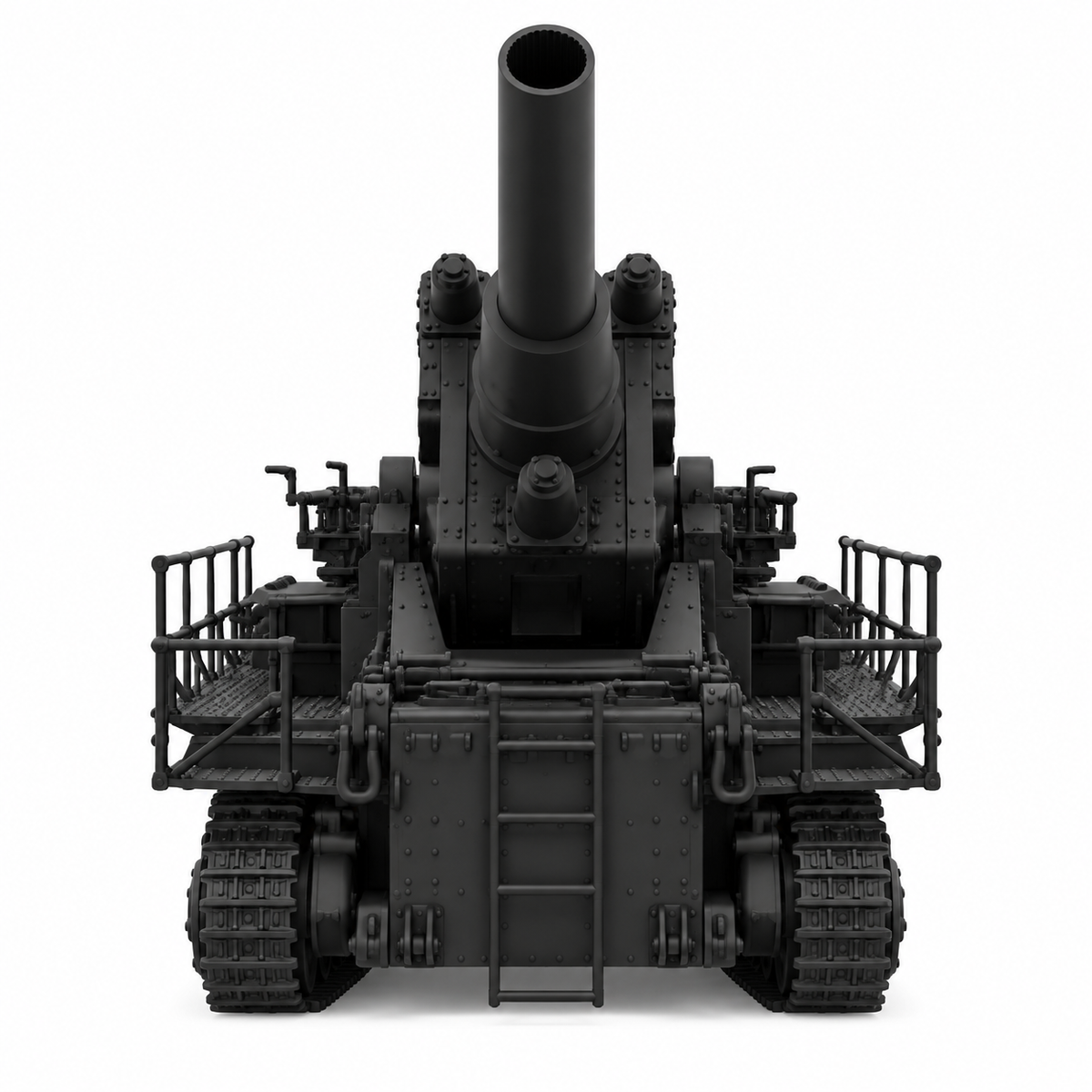 SSMODEL 1/72 1/144 Multi Scale Karl Gerat VI Ziu040 Tank Resin MODEL KIT TSS1421 — detail view 3