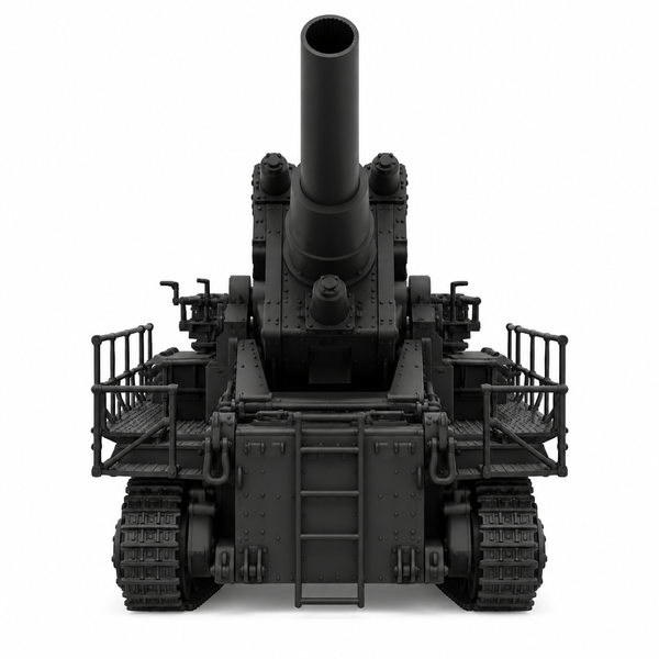 SSMODEL 1/72 1/144 Multi Scale Karl Gerat VI Ziu040 Tank Resin MODEL KIT TSS1421