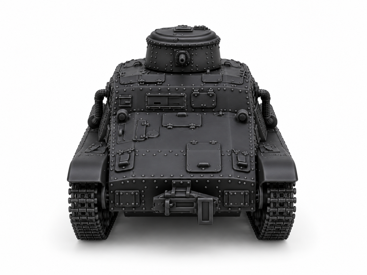 SSMODEL 1/72 1/144 Type 95 So-Ki Armored Railroad Tankette Resin MODEL TSS1398 — detail view 5