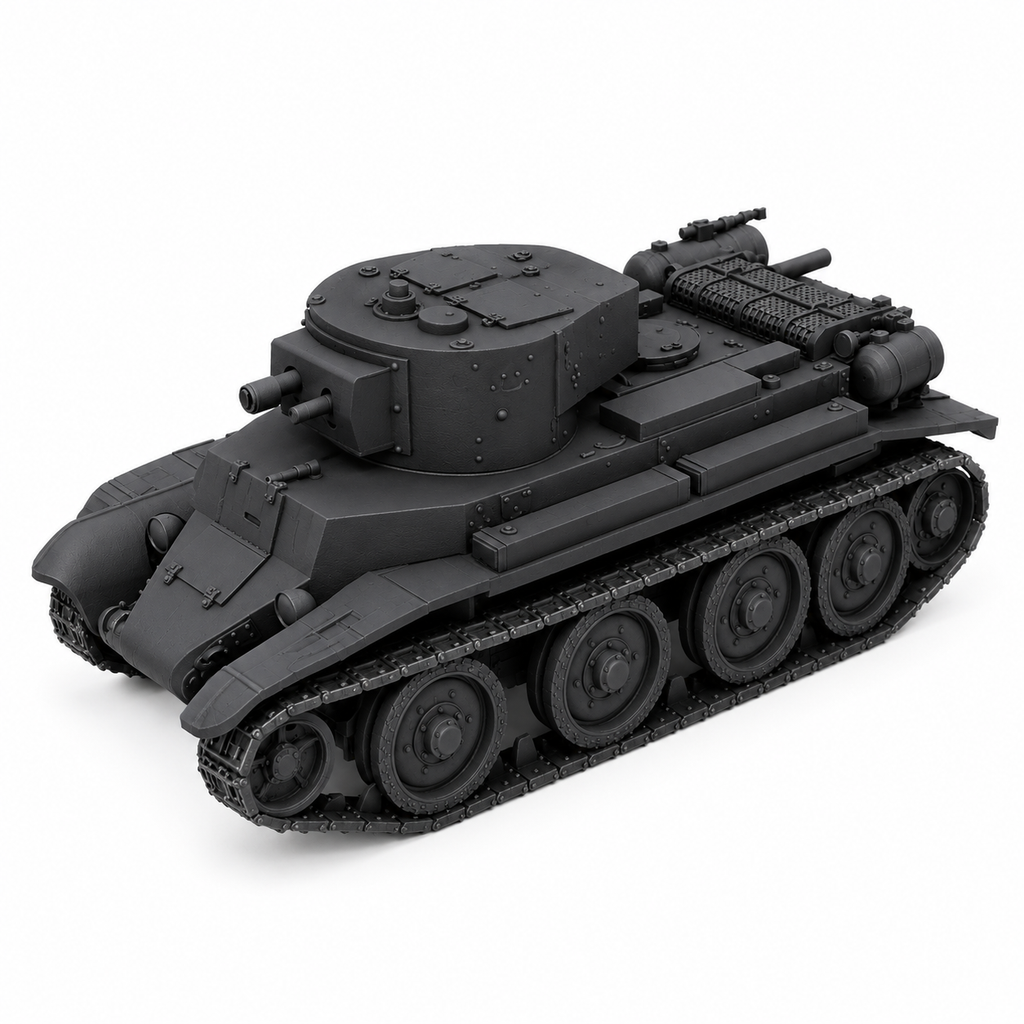 SSMODEL 1/72 1/144 Multi Scale KhBT-7 Soviet fictional tank Resin Model TSS0158