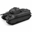SSMODEL1/72 1/144 Multi Scale M6 tank Resin Model Kit TSS0559