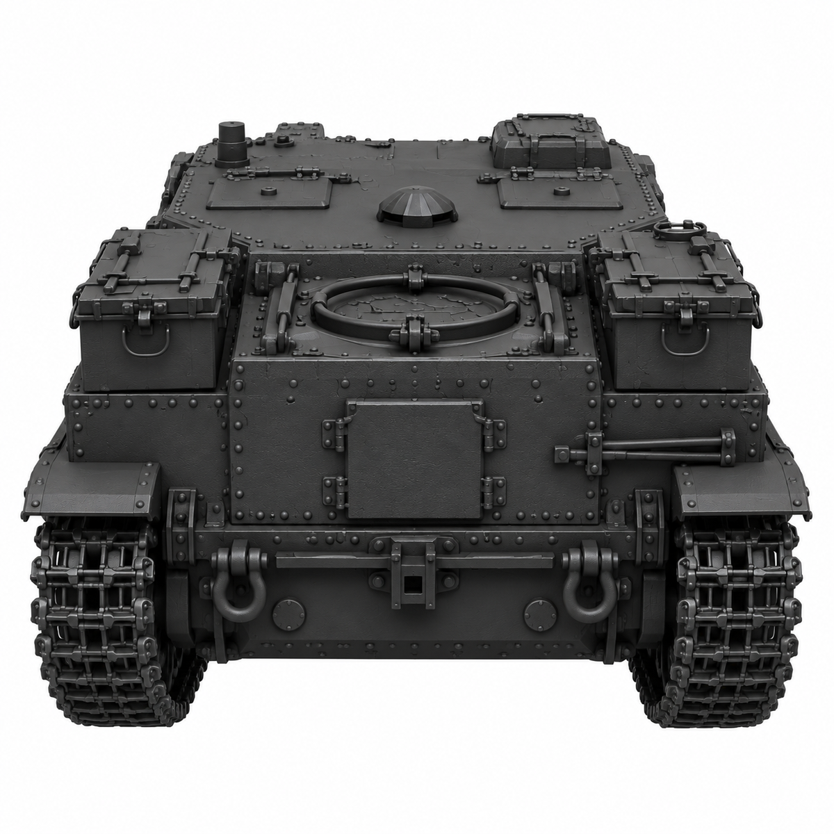 SSMODEL 1/72 1/144 Multi Scale SU-122i Tank Resin Model Kit TSS0527 — detail view 3