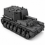 SSMODEL 1/72 1/144 Multi Scale KV-1Object 212Soviet artillery tank MODEL TSS0126