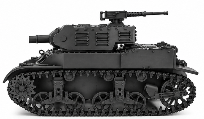 SSMODEL 1/72 1/144 M8 Howitzer Motor Carriage US Tank Resin MODEL KIT TSS1495 — detail view 3