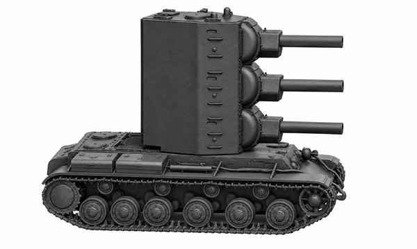 SSMODEL 1/72 1/144 Multi Scale KV-2-2-2 Funny Fictional Tank MODEL kit TSS0107