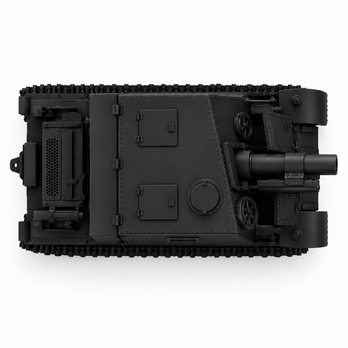 SSMODEL 1/72 1/144 Multi Scale Sturmpanzer I Bison Ausf.B Tank MODEL kit TSS1358 — detail view 4