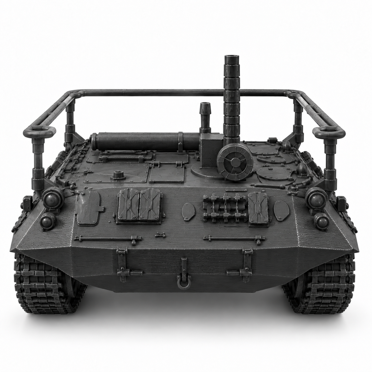 SSMODEL 1/72 1/144 Multi Scale BTR-56PU Soviet Cold War CMD Tank MODEL TSS0470 — detail view 5