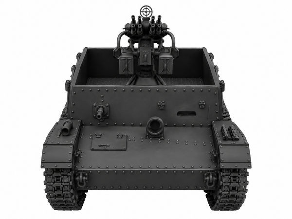 SSMODEL 1/72 1/144 SU6 with M4 Soviet ersatz AA-gun tank Resin Model Kit TSS0058