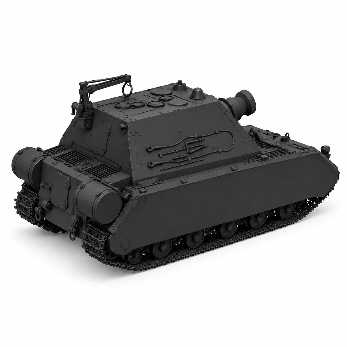 SSMODEL 1/72 1/144 Sturmmaus Ausf.B German superheavy tank MODEL kit TSS0325 — detail view 3