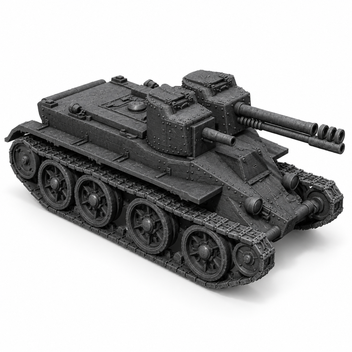 SSMODEL 1/72 1/144 Multi Scale BT-4-76 Soviet Fictional Tank MODEL kit TSS0488 — detail view 15