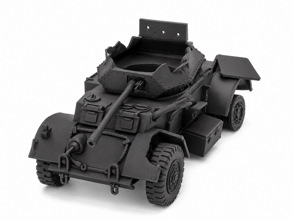 SSMODEL 1/72 1/144 Multi Scale Destroyed Armored Staghound Mk.III MODEL TSS1180 — detail view 13