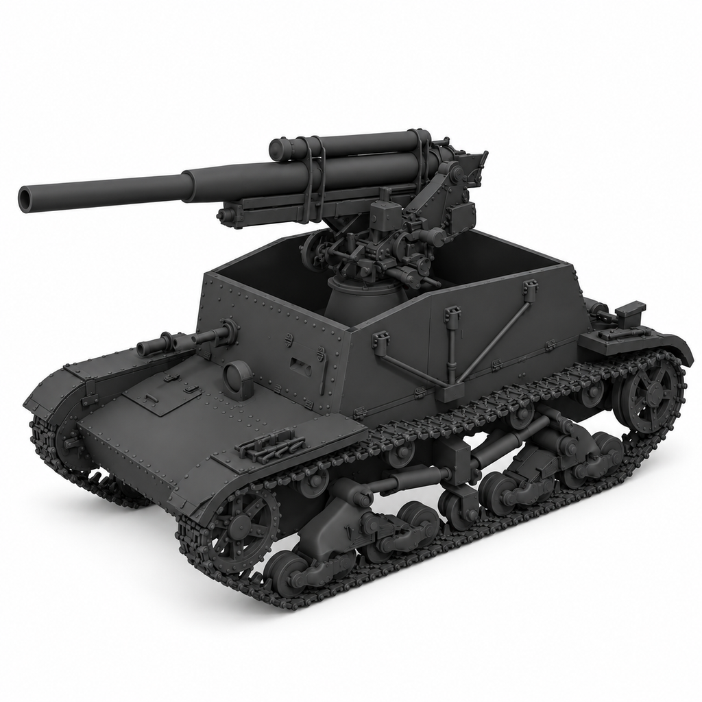 SSMODEL 1/72 1/144Multi Scale SU6 Soviet self-propelled AA-gun Model Kit TSS0061