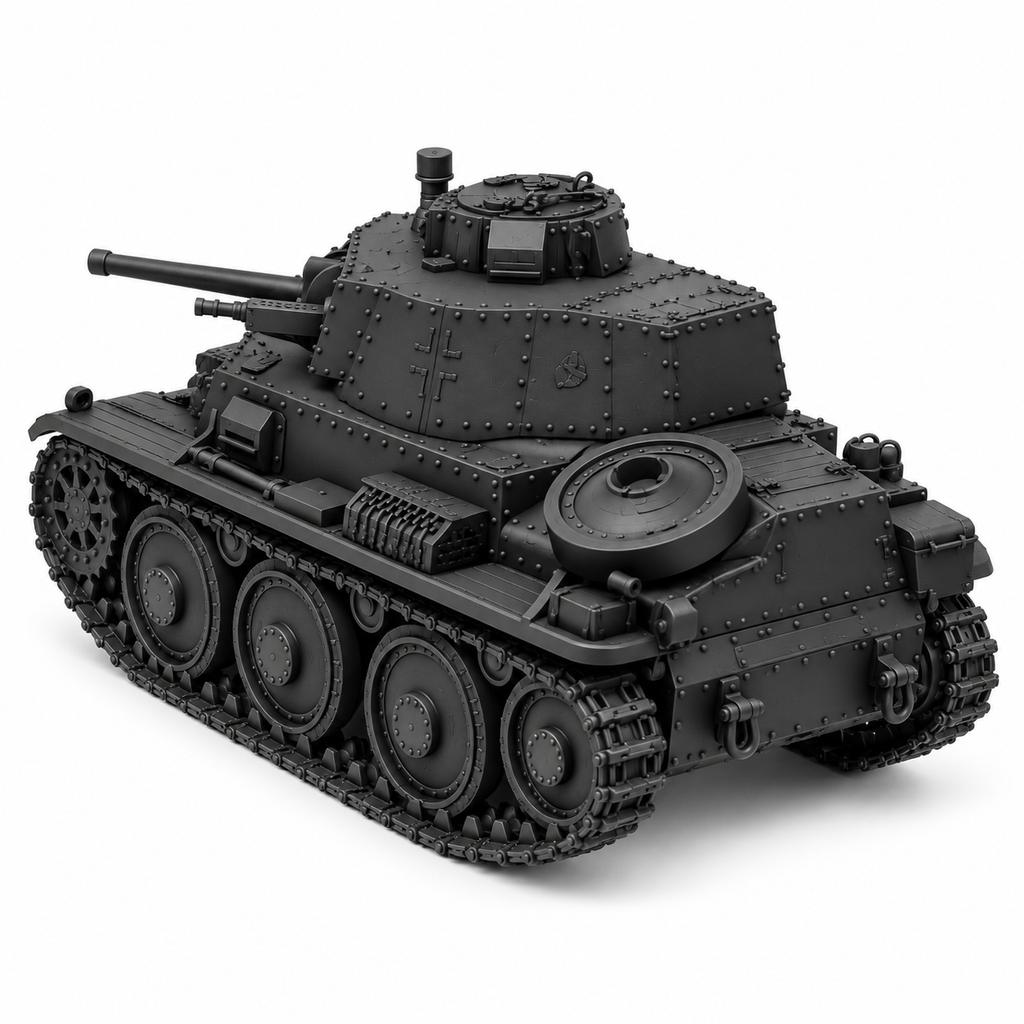 SSMODEL 1/72 1/144 Multi Scale Panzerkampfwagen 38tTank Resin MODEL kit TSS0556