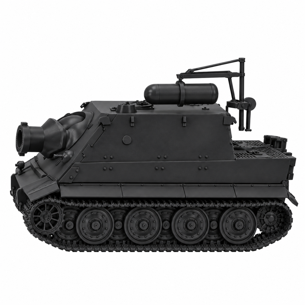 SSMODEL 1/72 1/144Sturmtiger 38cm RW61 Sturmmorser prototype Tiger Resin TSS0967