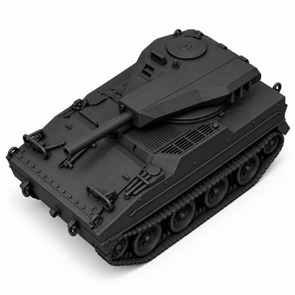 SSMODEL1/72 1/144 T114 BAT US Cold War Experimental Tank Resin MODEL KIT TSS0227