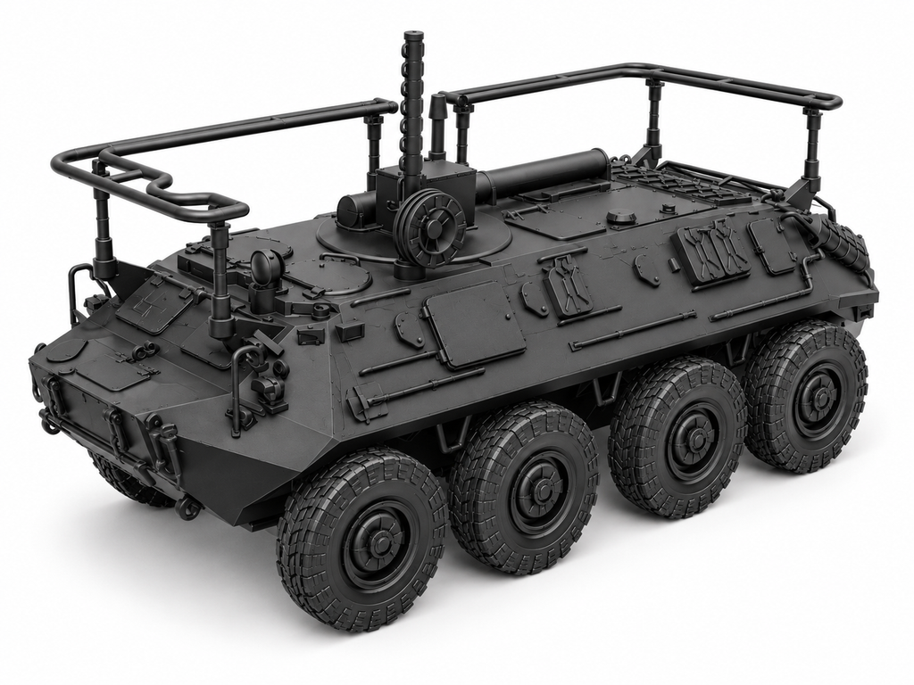 SSMODEL 1/72 1/144 BTR-60PU Soviet coldwar command vehicle Resin Model TSS0290