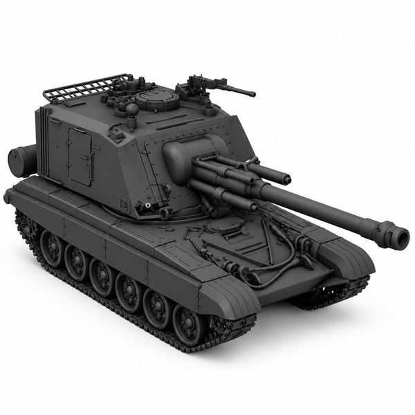 SSMODEL 1/72 1/144 Multi Scale T-72 GCT 155 French/Indian Tank MODEL kit TSS0353